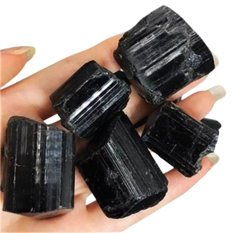 Pierres Tourmaline noire, cadeau lithothérapie femme ou homme